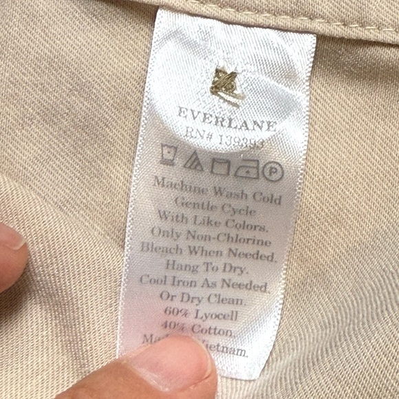 Everlane The Drape Trench Coat In Sandstone, size XS - Picture 11 of 11